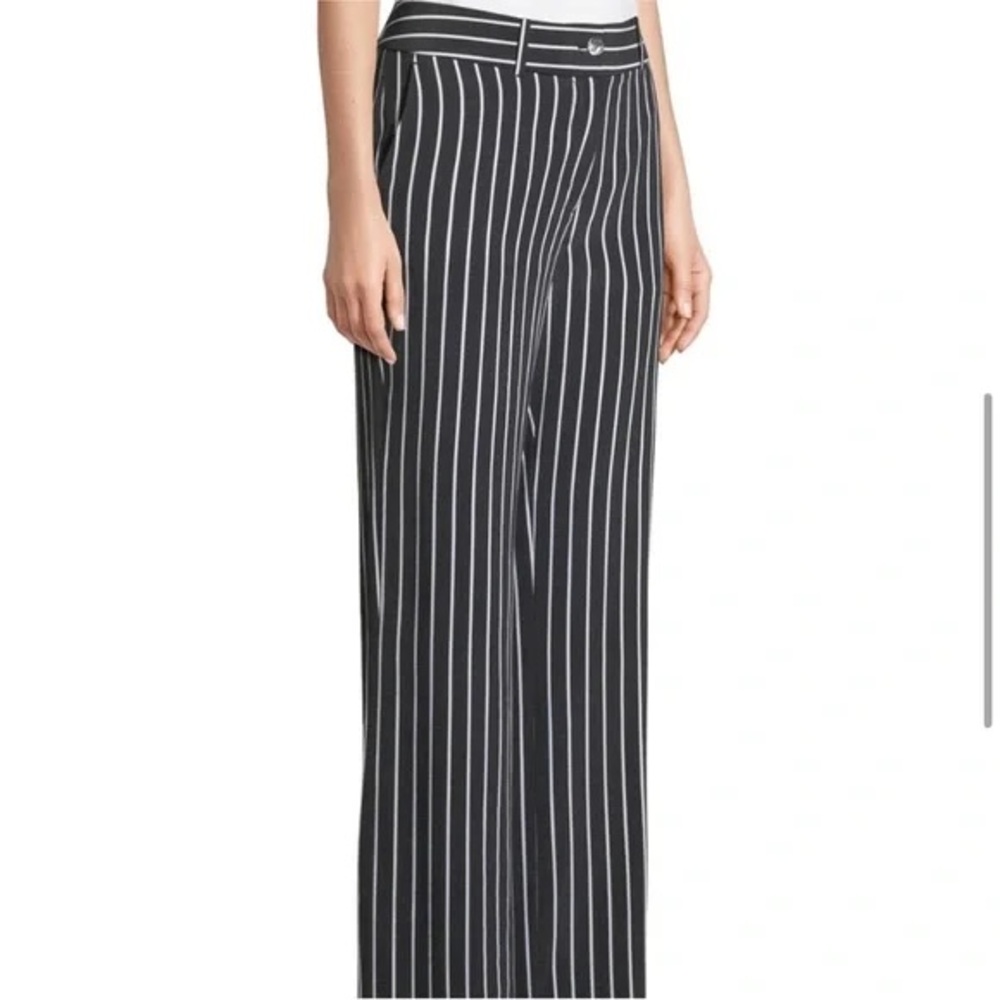 Equipment Femme Lita Trouser - Black and White Stripe